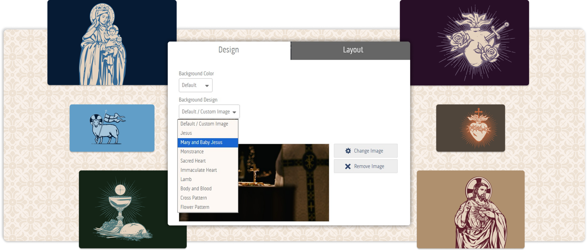 Baritus illustrations and color options