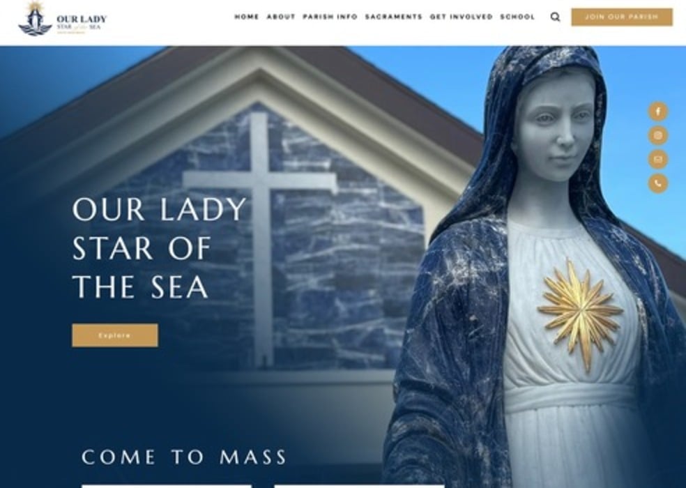 Our Lady Star of the Sea Catholic Church Website