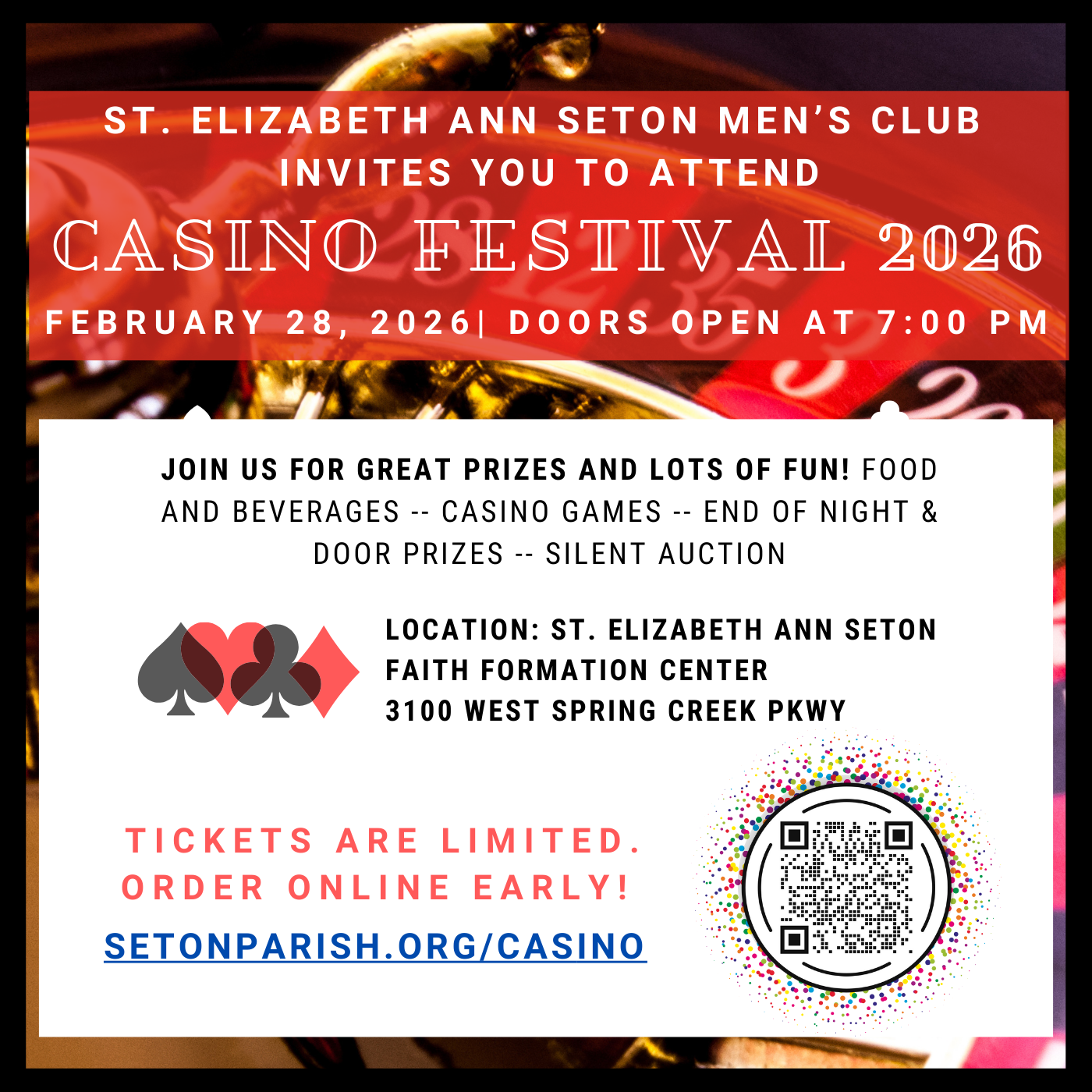 Men's Club Casino Night