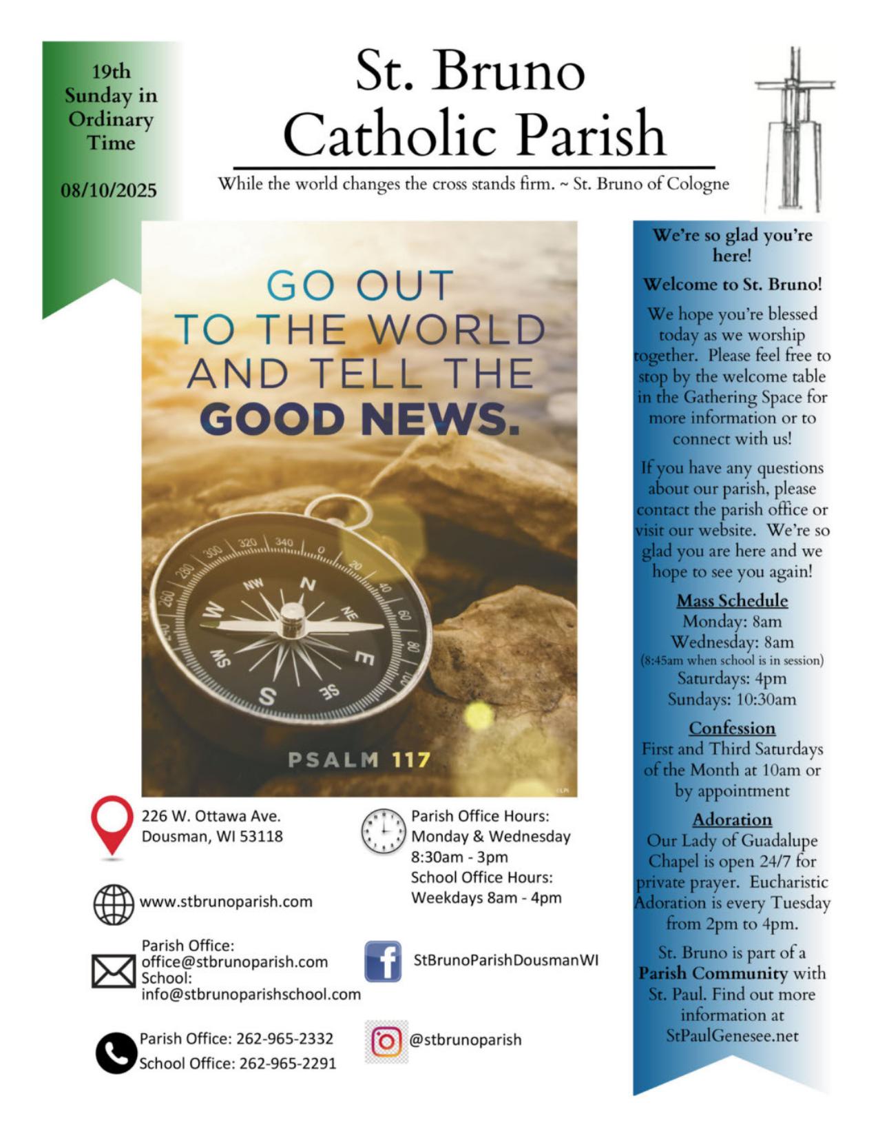 august 10, 2025 Bulletin