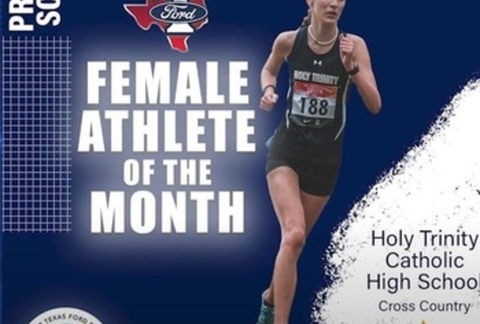 Holy Trinity Catholic High School Senior Kate Boone Named First-Ever Female Athlete of the Month by