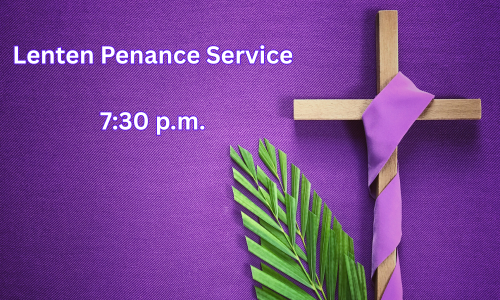 Lenten Penance Service