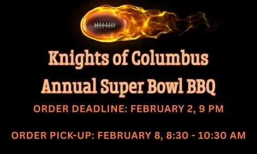 Knights of Columbus Annual Super Bowl BBQ