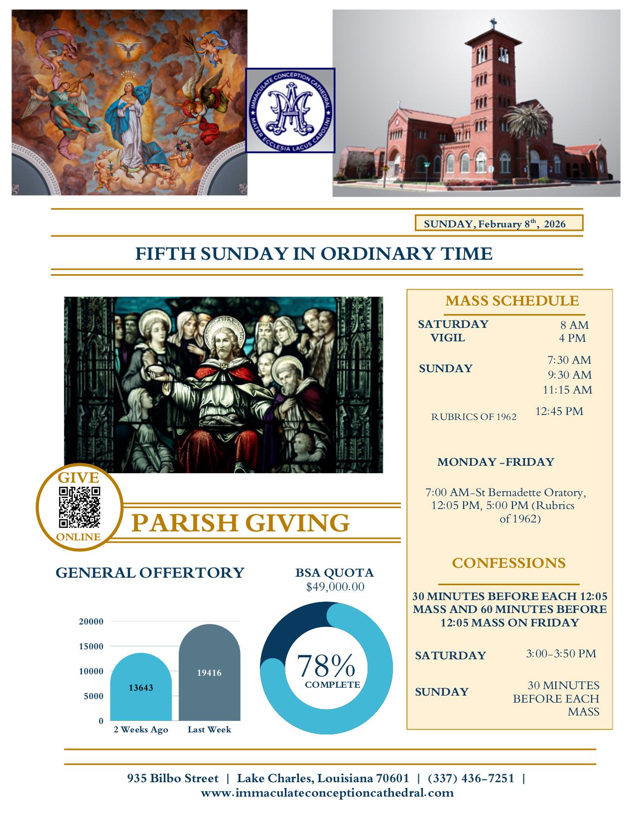 february 8, 2026 Bulletin