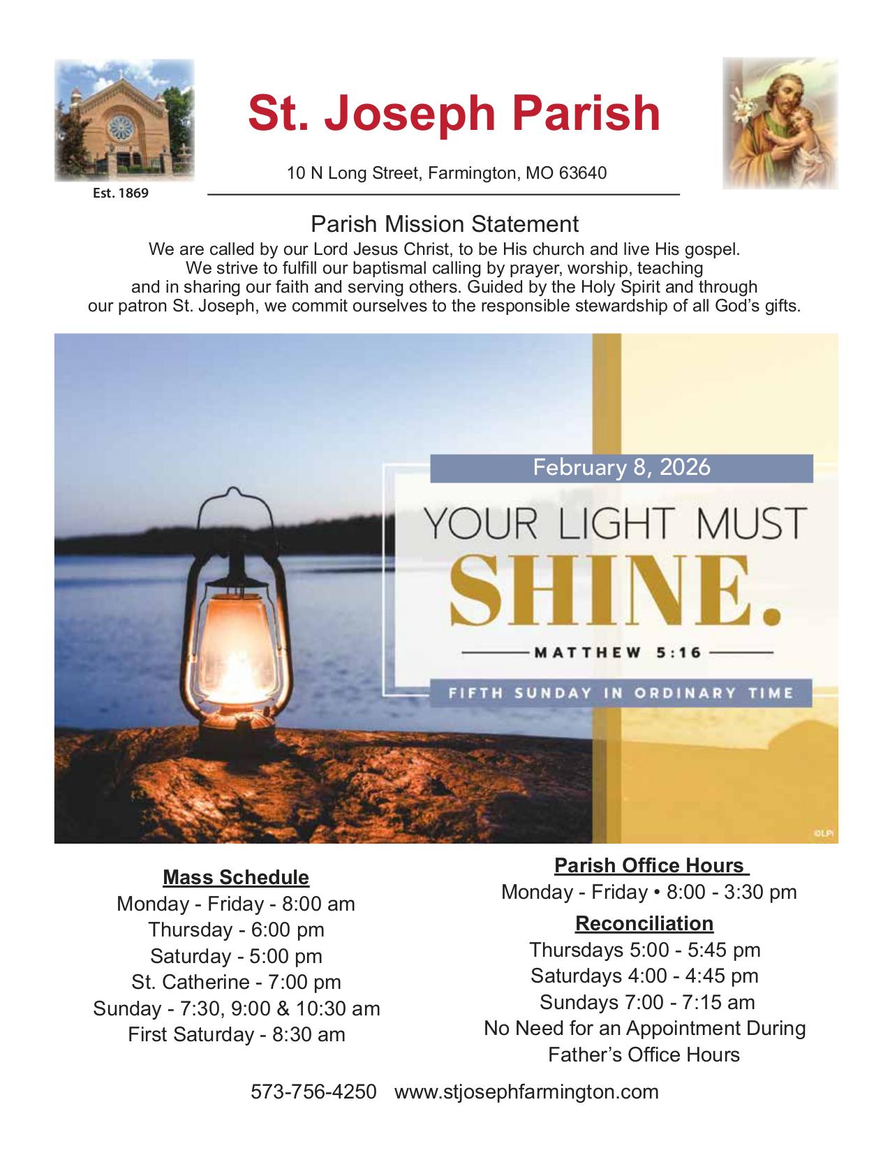 february 8, 2026 Bulletin