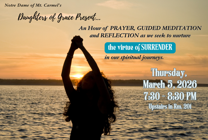 Daughters of Grace Meditation: Surrender