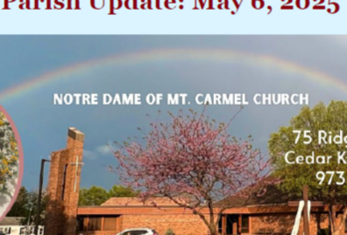 Parish Update: May 6, 2025