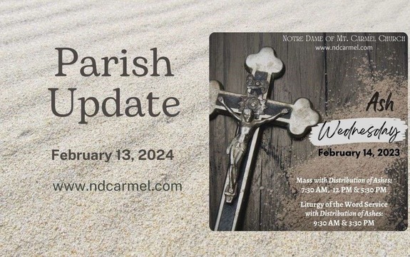 Parish Update: February 13, 2024