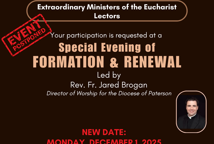 Evening of Formation & Renewal for Lectors and Extraordinary Ministers of the Eucharist