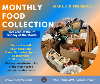 Monthly Food Collection