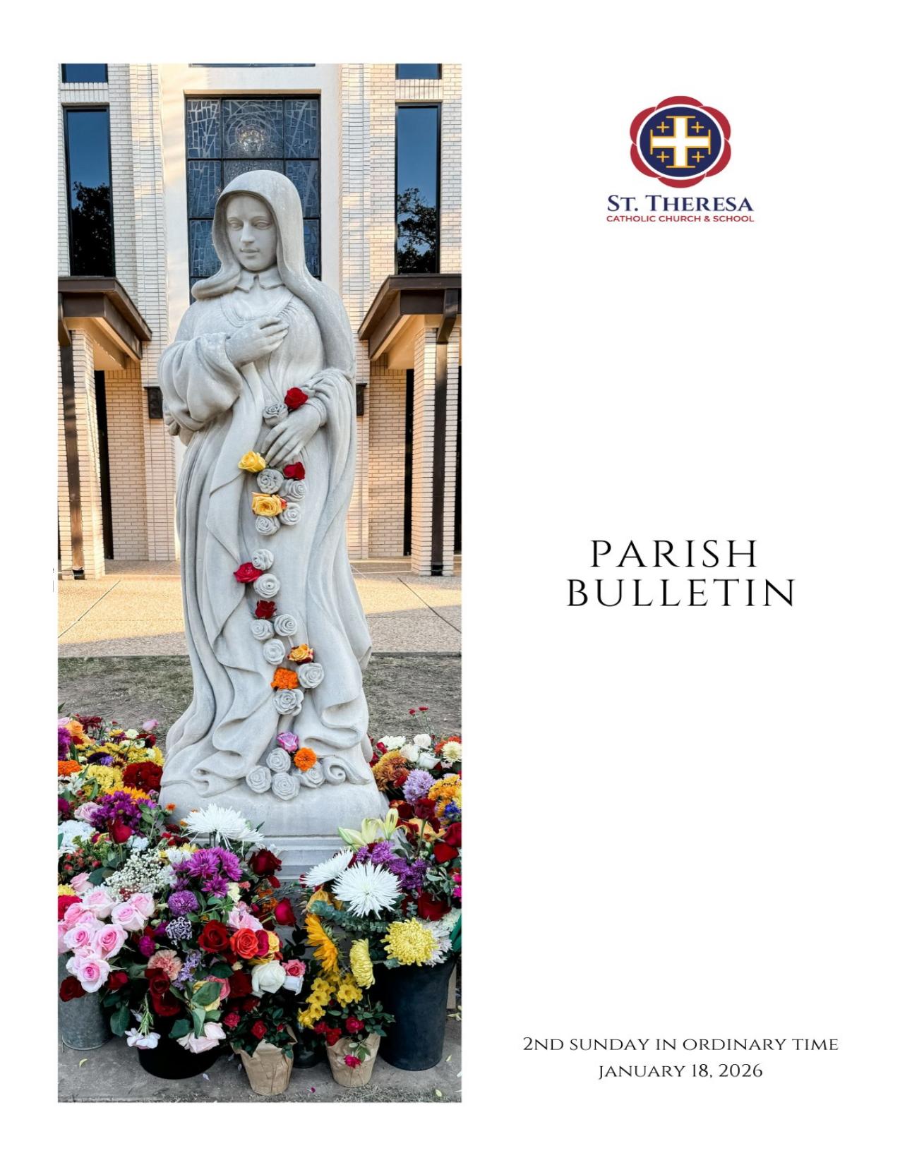 january 18, 2026 Bulletin