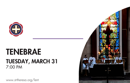 Tenebrae at St. Theresa