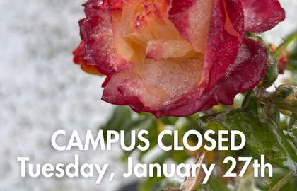 Campus Closed Tuesday, 1-27