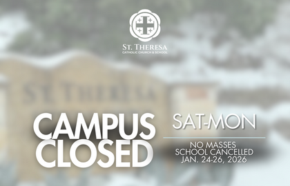 Campus Closed Saturday-Monday 1/24-26