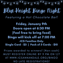 Blue Knight Bingo Night