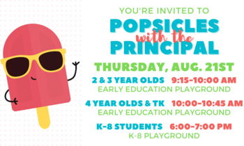 Popsicles with the Principal