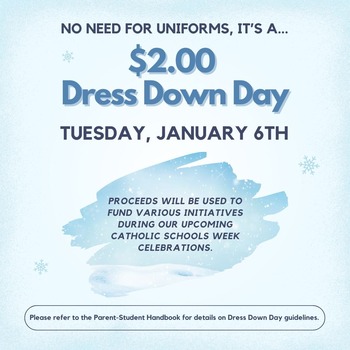 $2.00 Dress Down Day