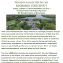 Women's Annual Fall Retreat