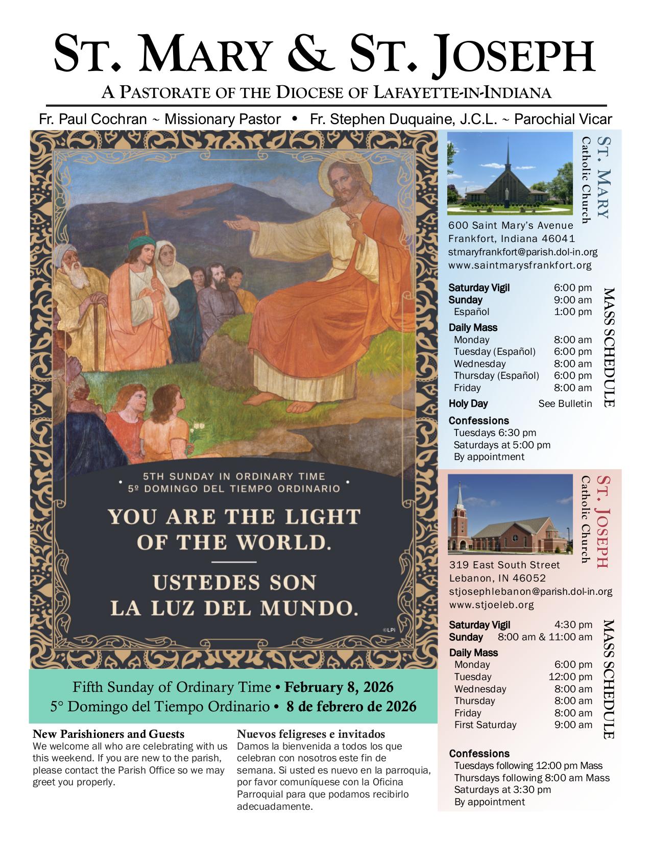 february 8, 2026 Bulletin