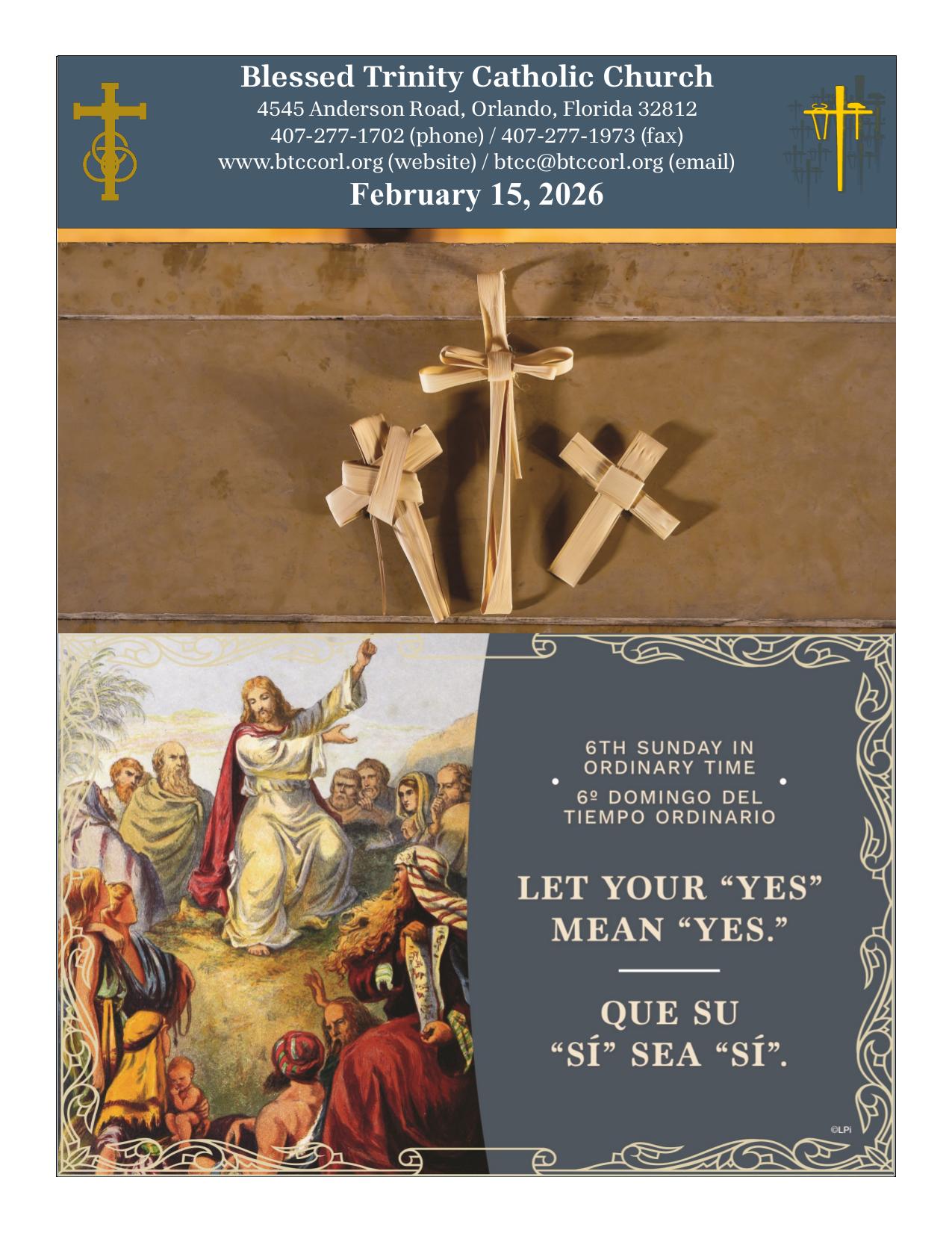 february 15, 2026 Bulletin