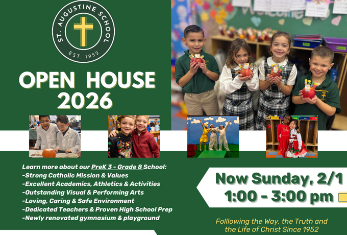 St. Augustine Open House 2026