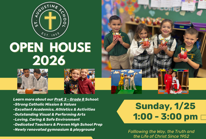 St. Augustine Open House 2026