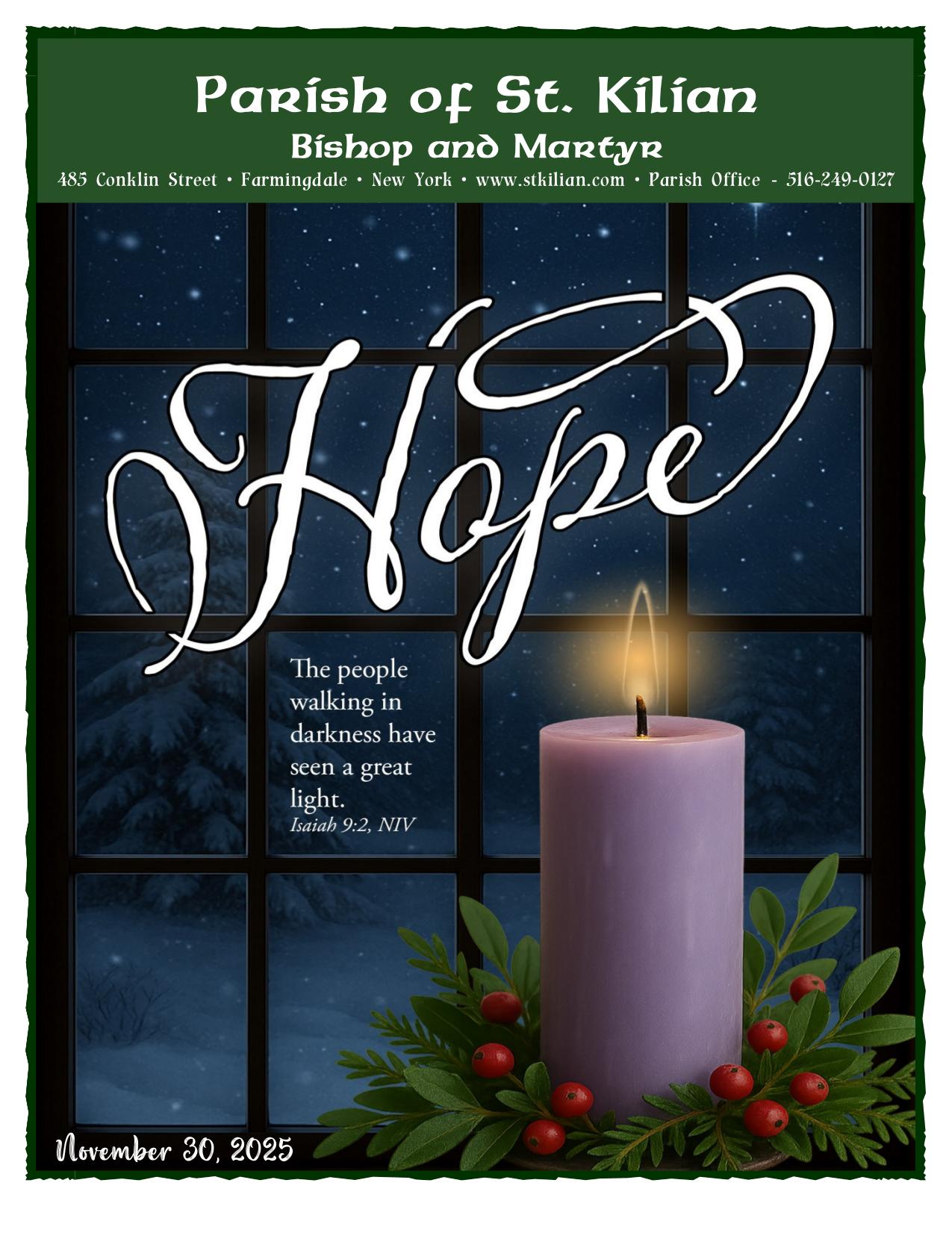 november 30, 2025 Bulletin