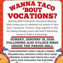LET'S TACO 'BOUT VOCATIONS!