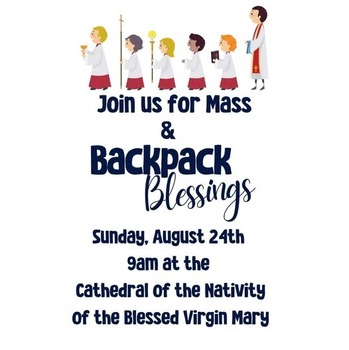 Children's Mass and Backpack Blessing