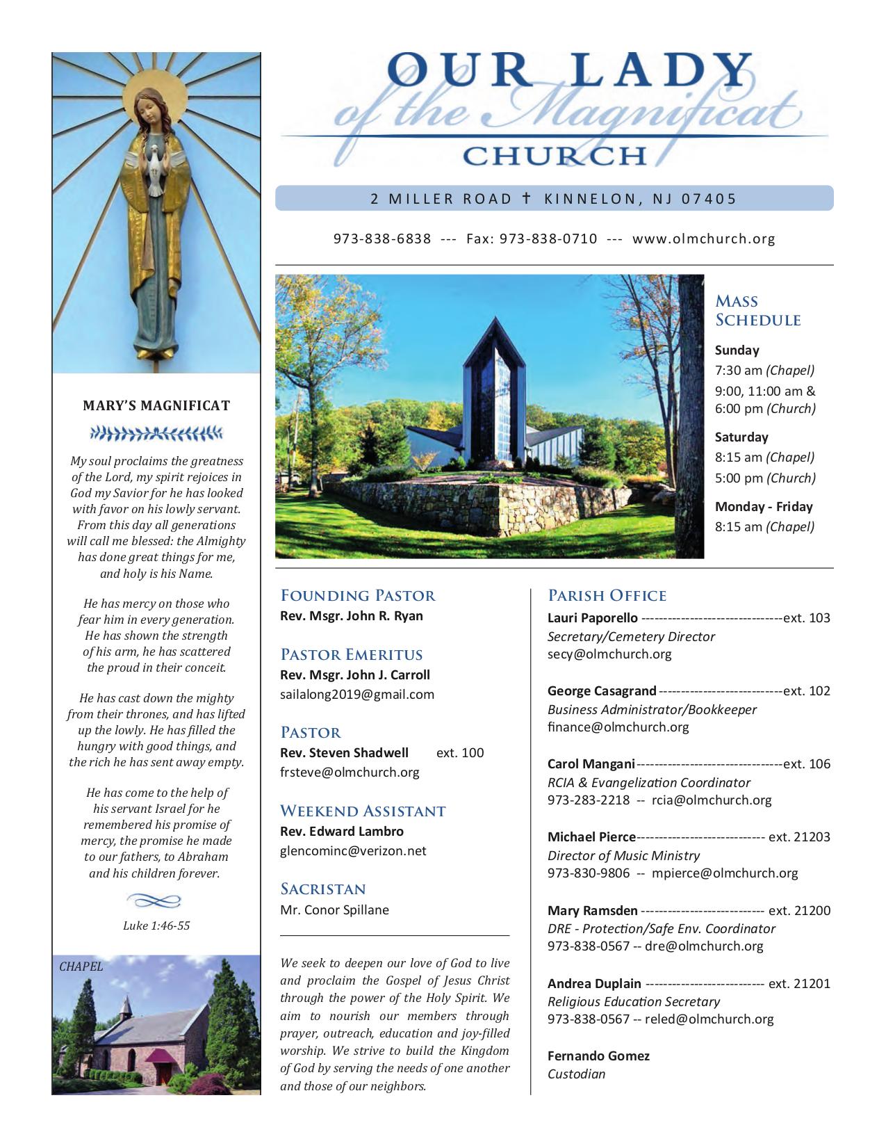 august 31, 2025 Bulletin