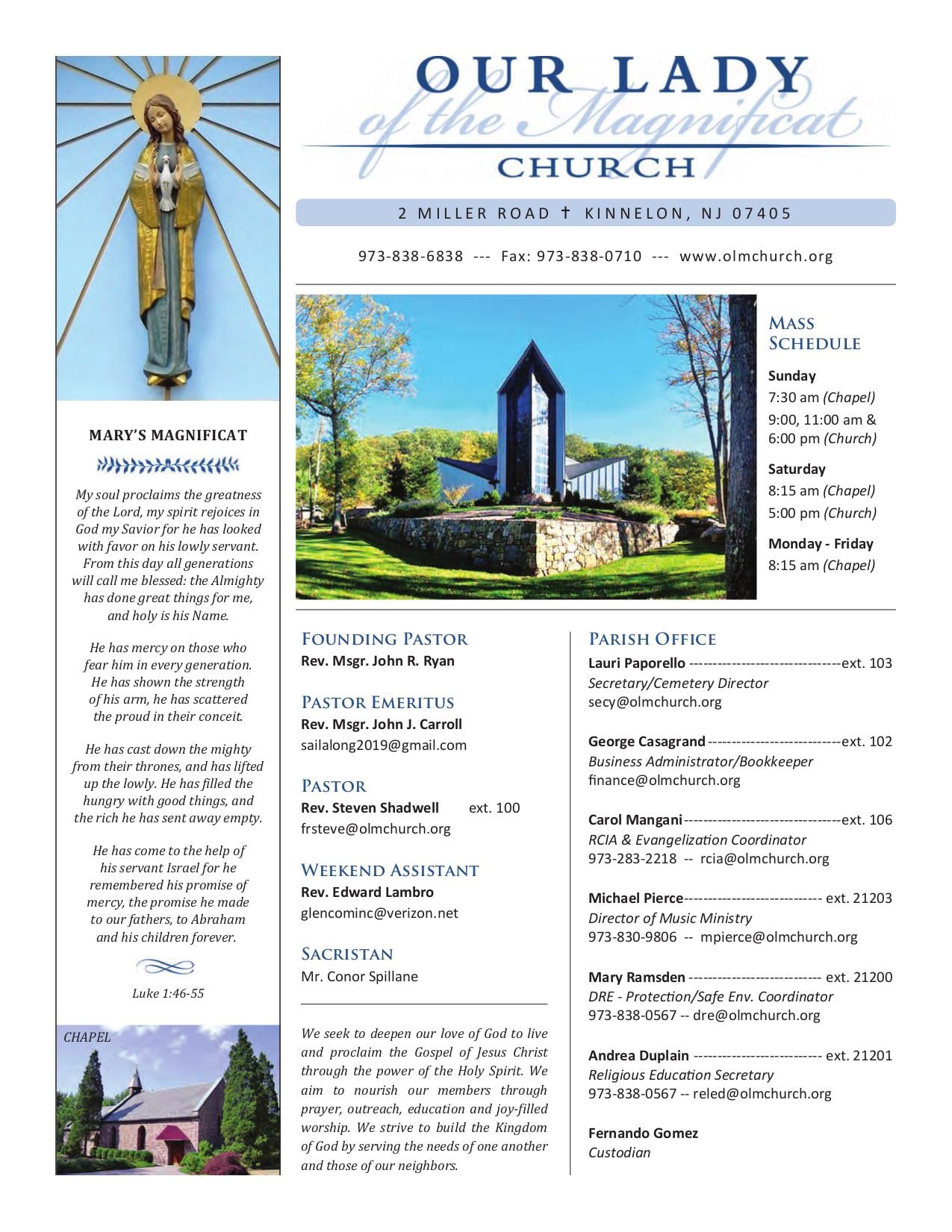 march 15, 2026 Bulletin