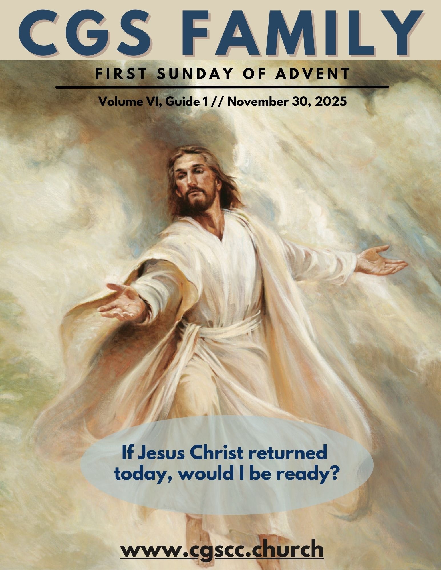 November 30, The First Sunday of Advent, 2025