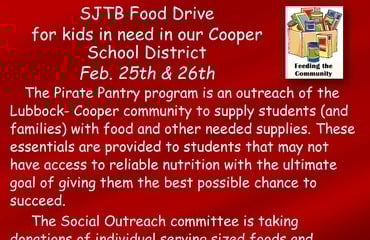Food Drive for Pirate Pantry