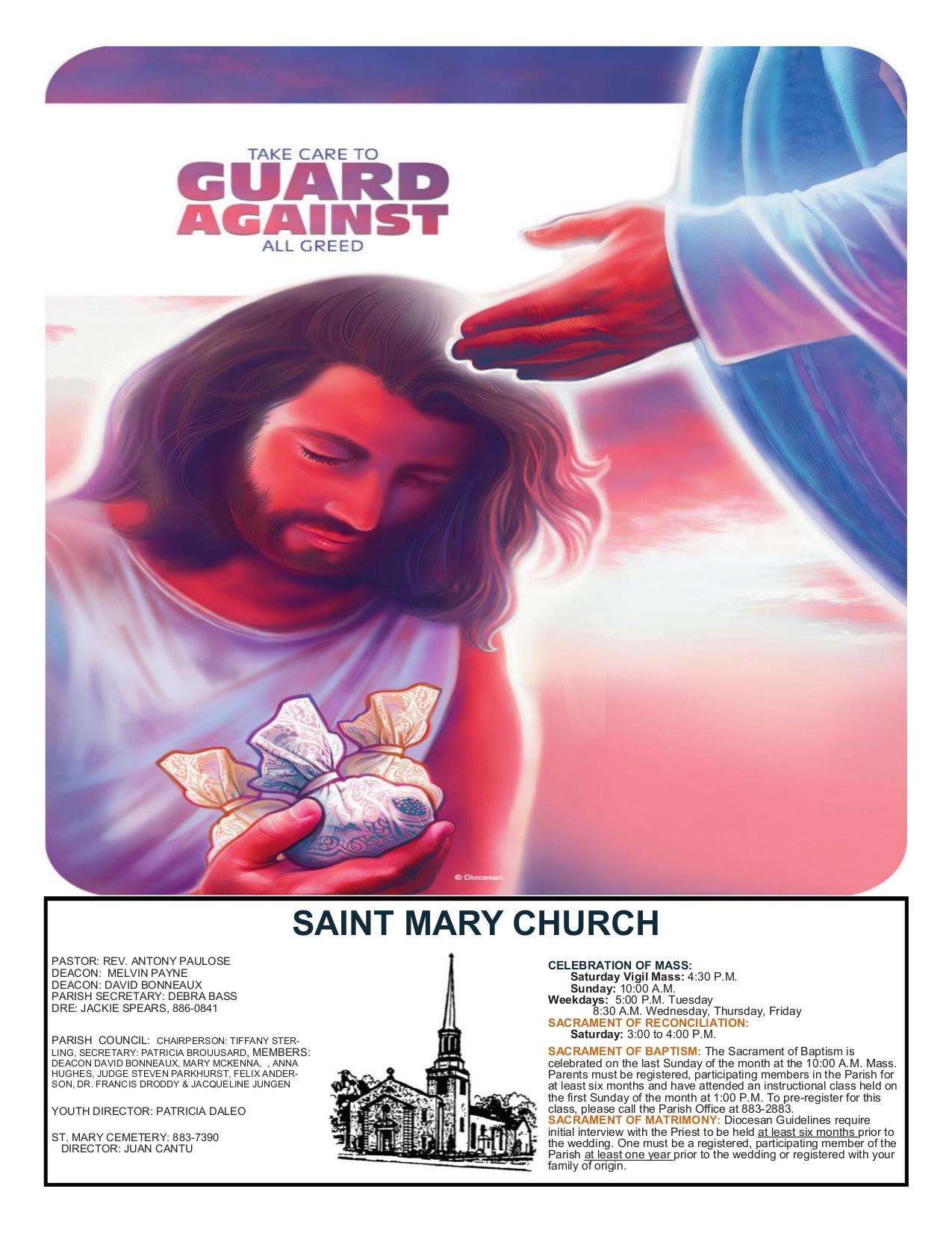august 3, 2025 Bulletin