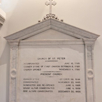 240th Anniversary Mass and Reception