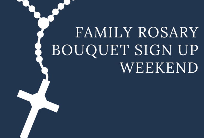 Family Rosary Bouquet Sign-up