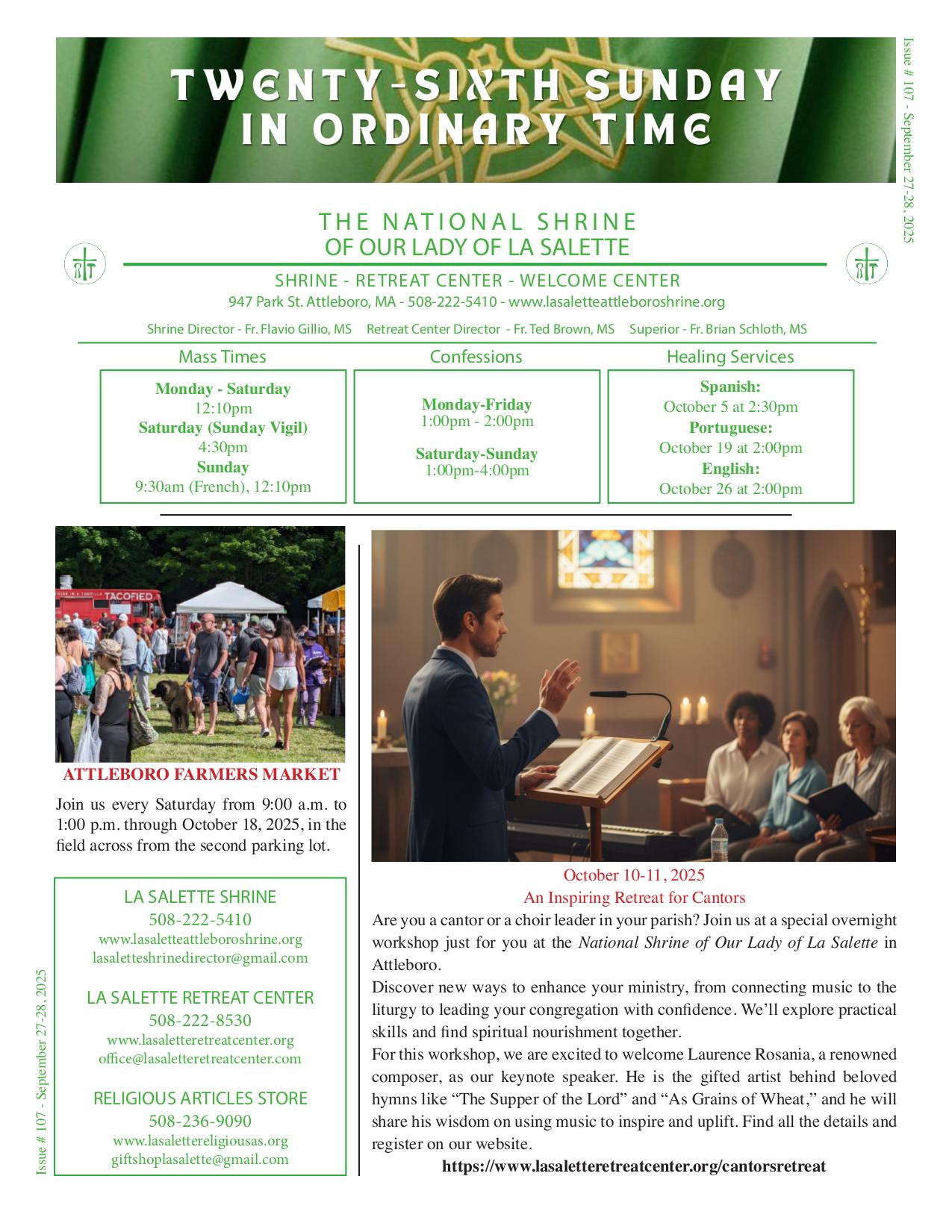 september 28, 2025 Bulletin
