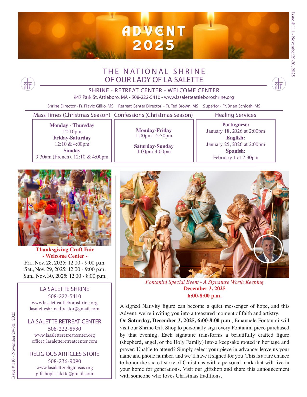 november 30, 2025 Bulletin