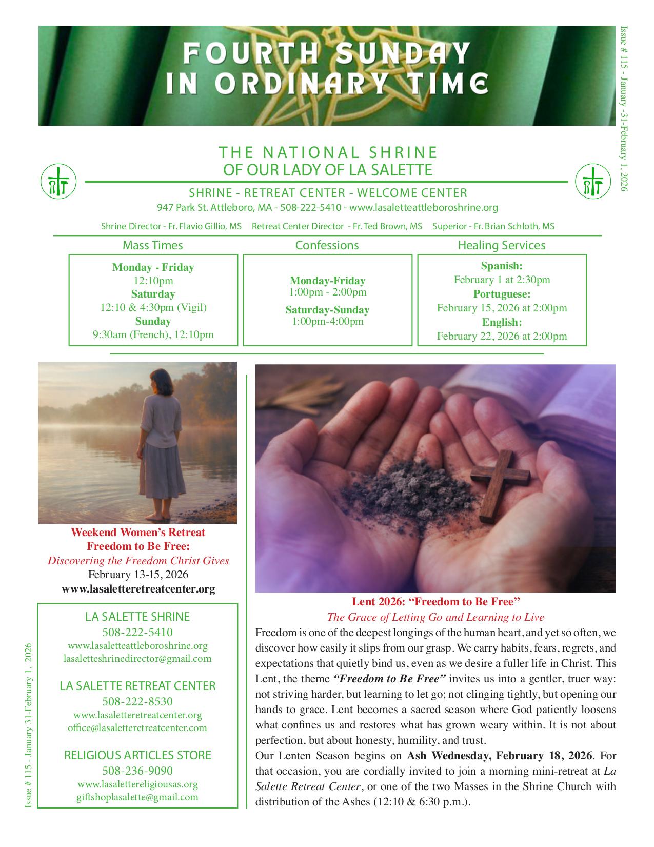 february 1, 2026 Bulletin