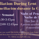 Night of Reconciliation 3/18 7pm