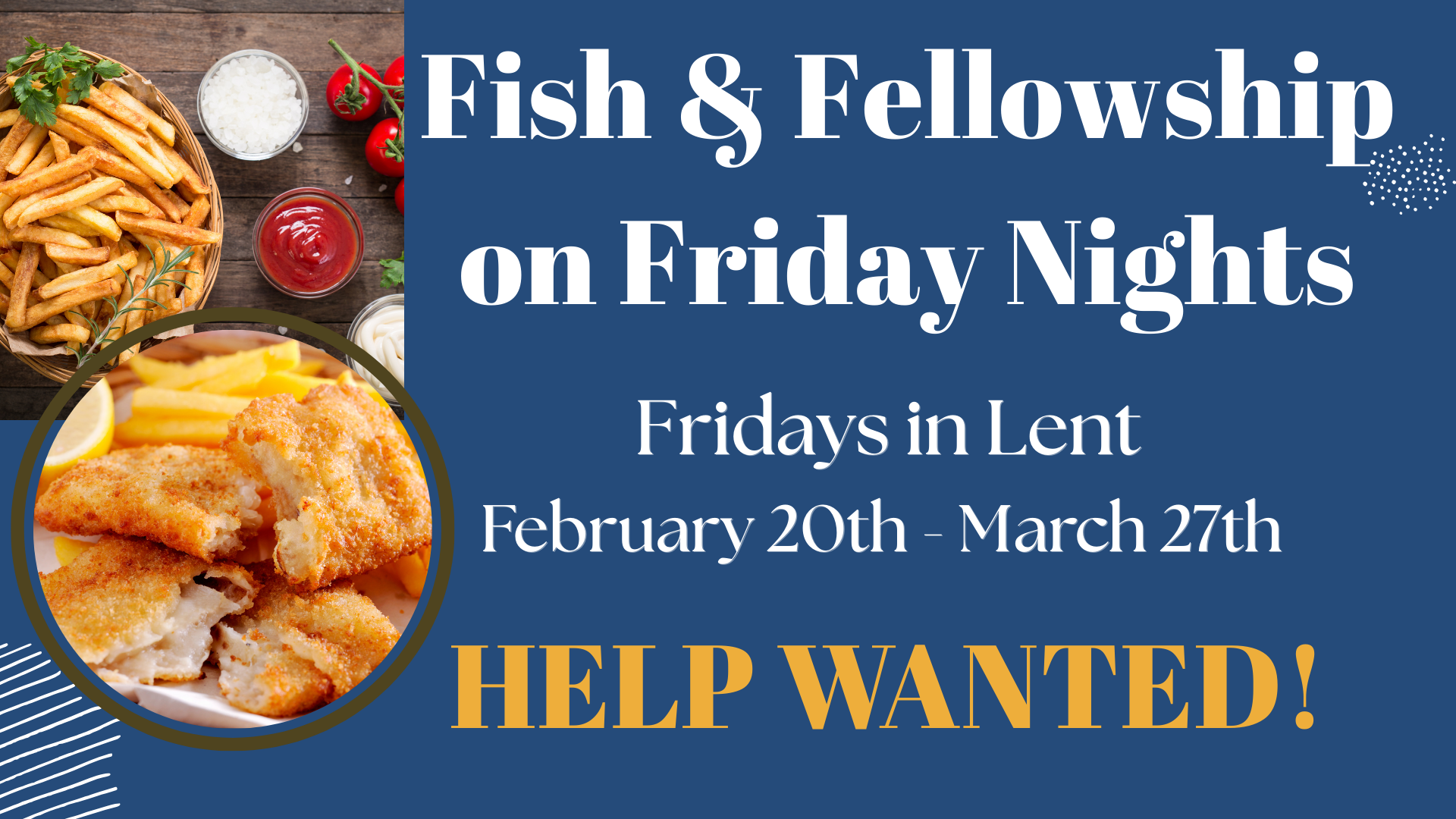Fish Fry Help Wanted