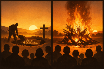 LITURGY CORNER  Burying the Alleluia & Burning the Palms