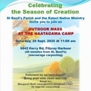 Outdoor Mass Celebrating the Season of Creation (Sat Sept 20, 11 AM at offsite location) -