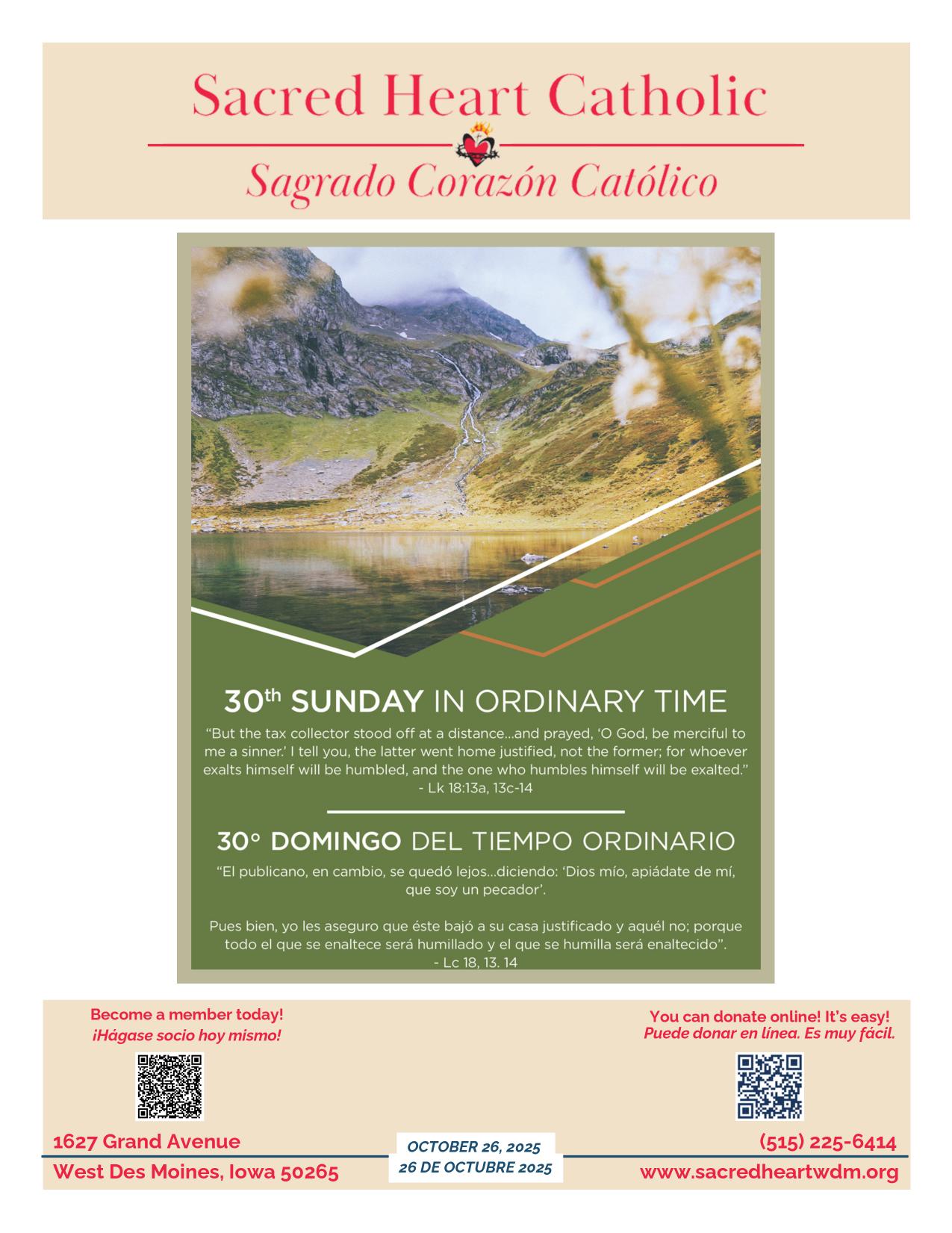 october 26, 2025 Bulletin