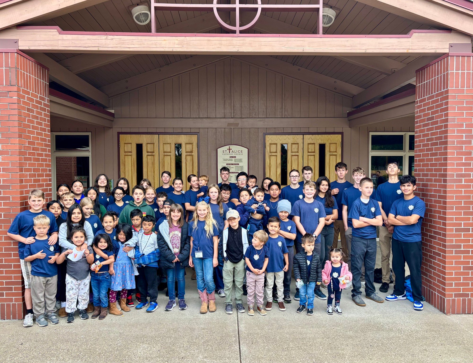 Welcome to the St. Joseph Homeschool Academy! Whether you are a veteran homeschooler or just starting off on your adventure, we are thrilled to come alongside you on this journey to impact the next generation. Two years ago Father Mark felt the call to help rescue the children in the parish from the toxic environment of the public school system. Too many children were leaving the faith, and he knew he was going to lose this generation. With the expense of private schools too expensive for many families,  he wanted to provide another option. Families listened and pulled their kids out, the parish provided financial and volunteer support, and the St. Joseph Homeschool Academy was off and running. Michelle Rosebrook, Dora Salgado, and Lisa Teel head up the leadership team for the St. Joseph Homeschool Academy. 