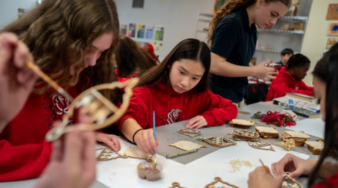 OPB: St. Therese Students Use Tech Skills for Festival of Lights