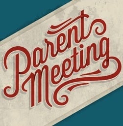 Confirmation Parent Meeting, Option 1