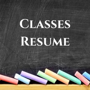 Classes Resume