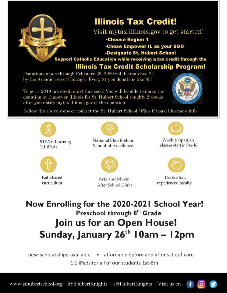 St. Hubert School News St. Hubert Hoffman Estates, IL