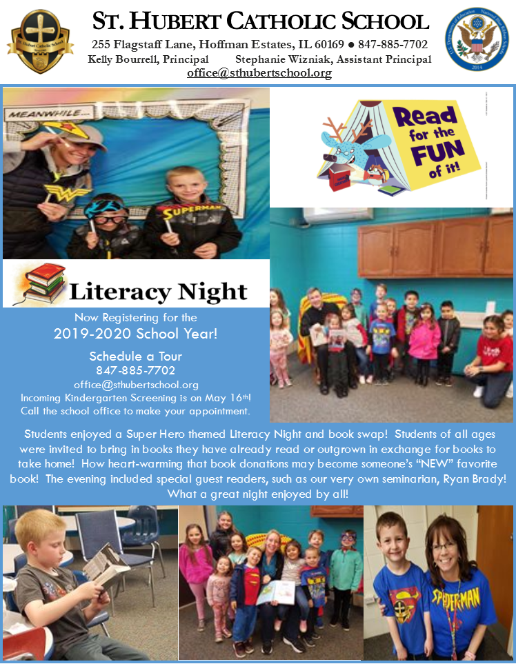 St. Hubert School News St. Hubert Catholic Church Hoffman Estates, IL